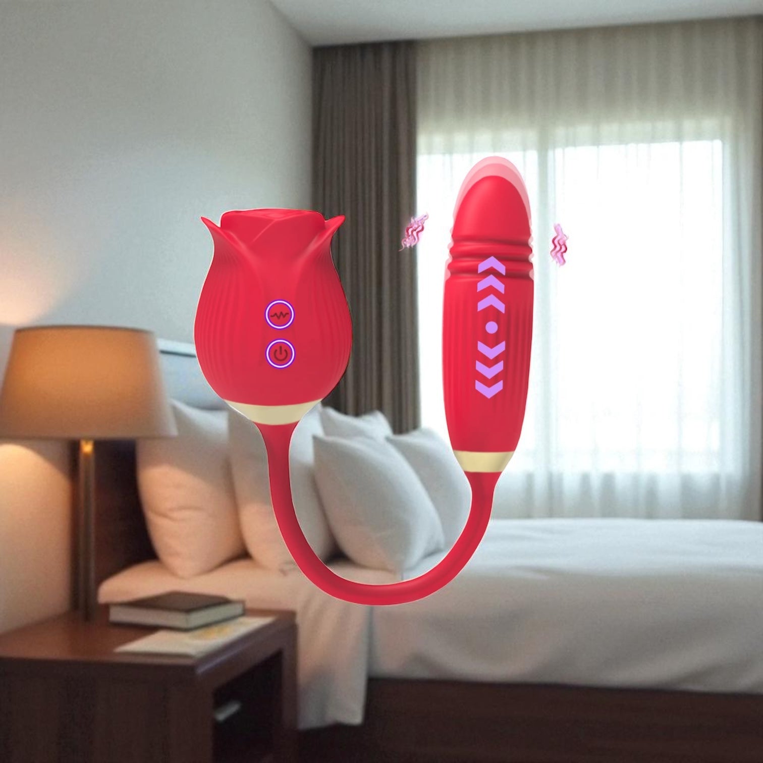 Rose Bullet Double Massager